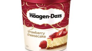 Häagen-Dazs Eiscreme Strawberry Cheesecake, 500 ml