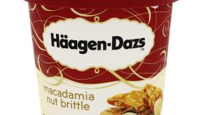 Häagen-Dazs icecream macadamia nut brittle, 500 ml